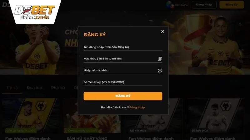 Đăng Ký Debet - Sự Bắt Đầu Cho Niềm Đam Mê Cá Cược 1 dang-ky-debet-huong-dan